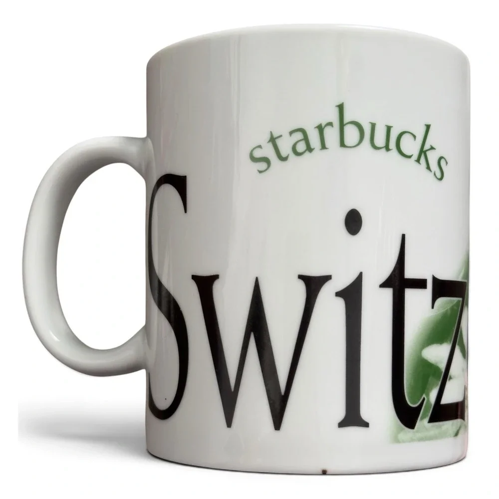 Starbucks Mug Switzerland City Mug Collector Series 16 oz Coffee Cup 2002